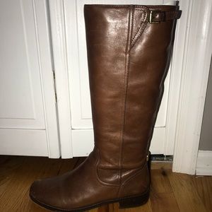 Coach leather boots